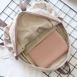 Nylon Water-proof Backpacks Women Tie-dye Sweet Candy Large Capacity Harajuku