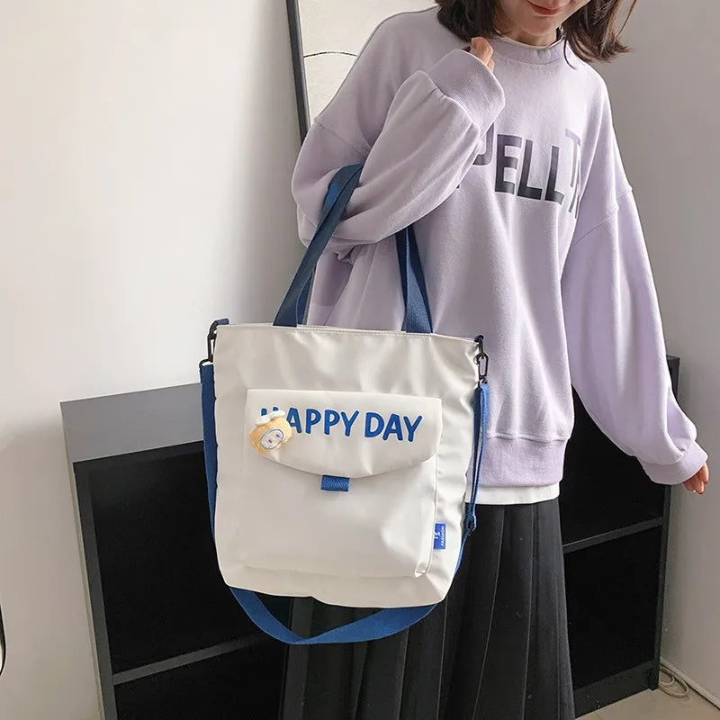 Nylon Waterproof Women Crossbody Bag Large Capacity Storage Bags For Girls