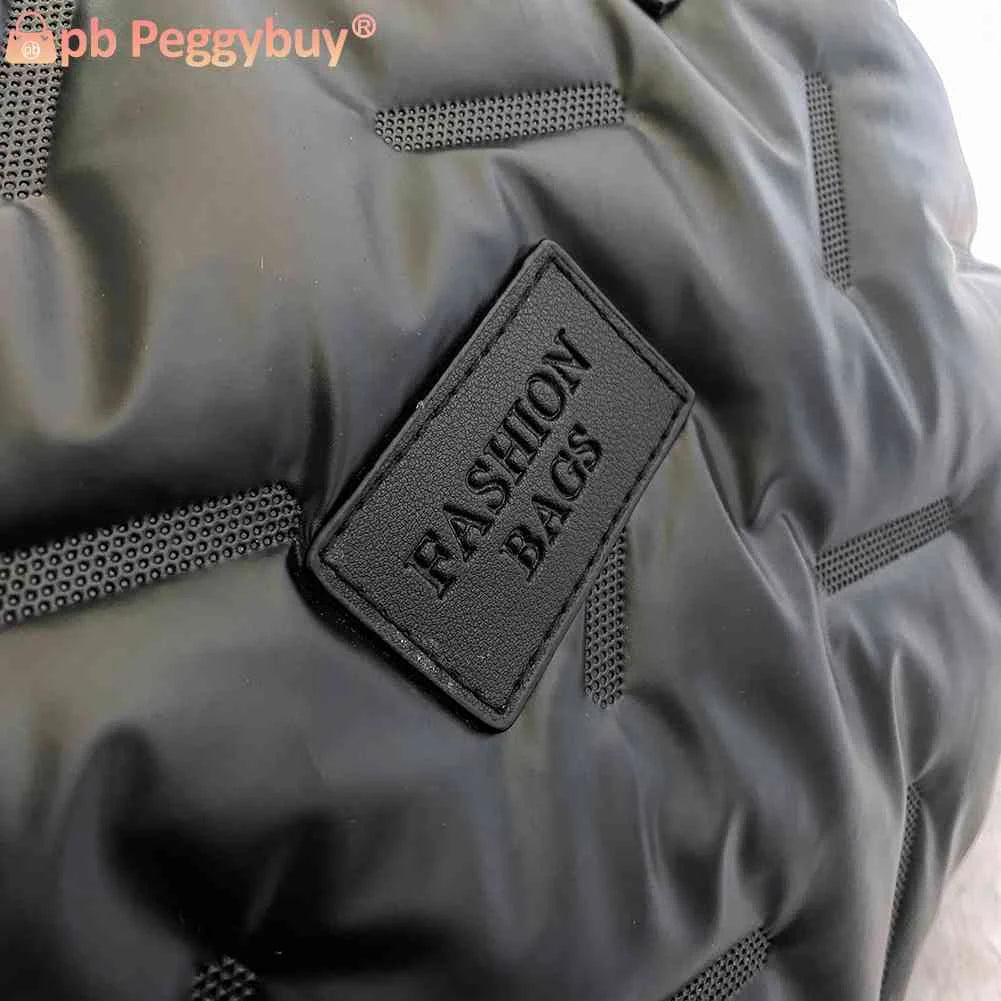 Nylon Women Shoulder Bags Large Capacity Top-handle Bags Soft Warm Zipper