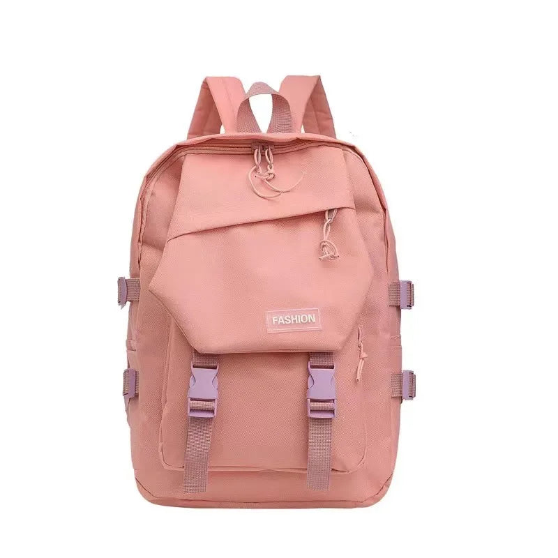 Nylon Backpack Junior School Students Large Capacity Travel Bag