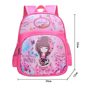 Kids Flower Girl Backpack for School