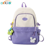 Teenage Girls Nylon Bookbag School Backpack Kids Satchel