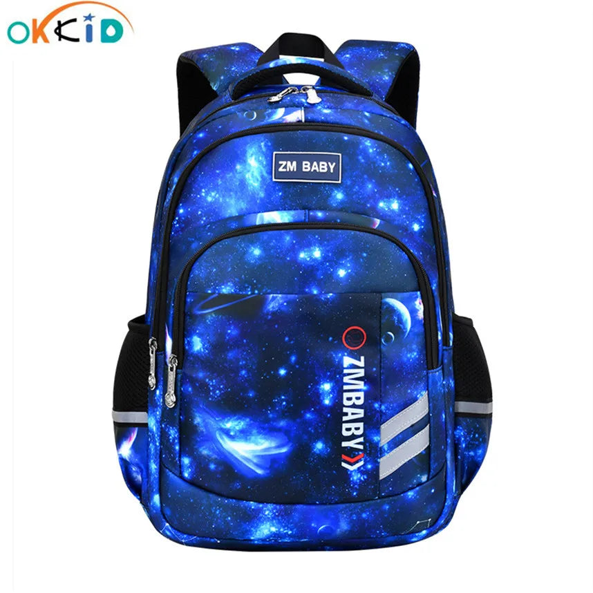 Boys Camouflage Orthopedic School Backpack