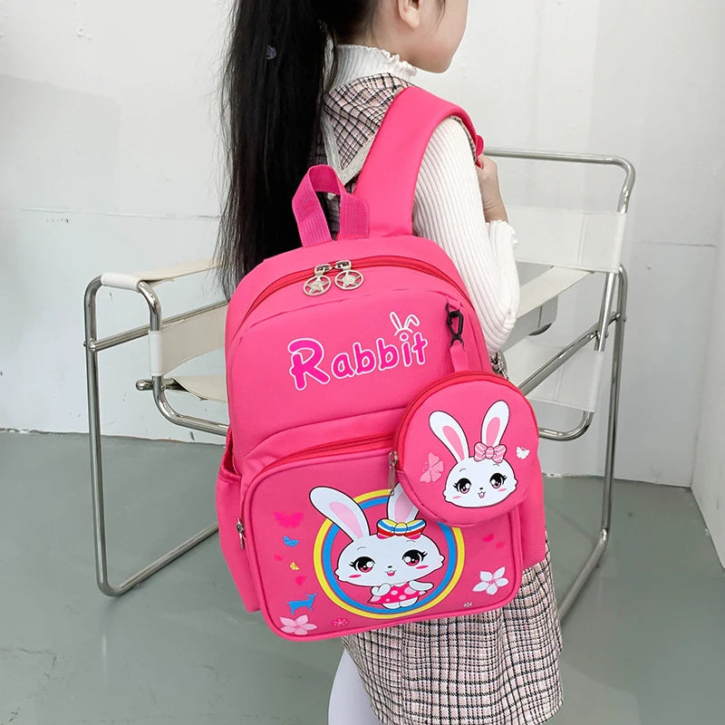 Girls Kindergarten Backpack Unicorn Rabbit Dinosaur Schoolbag