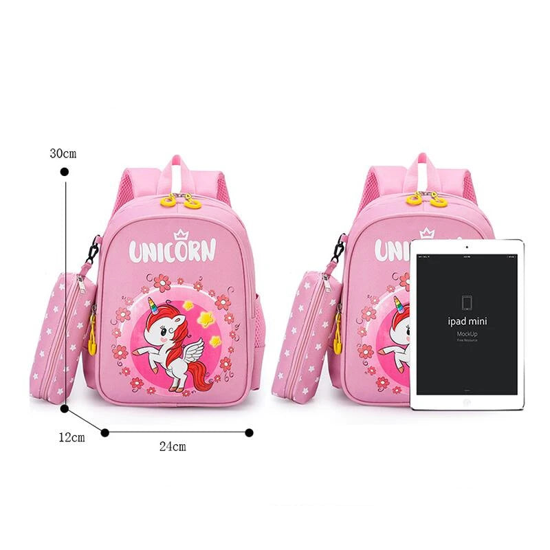 Girls Kindergarten Backpack Unicorn Rabbit Dinosaur Schoolbag