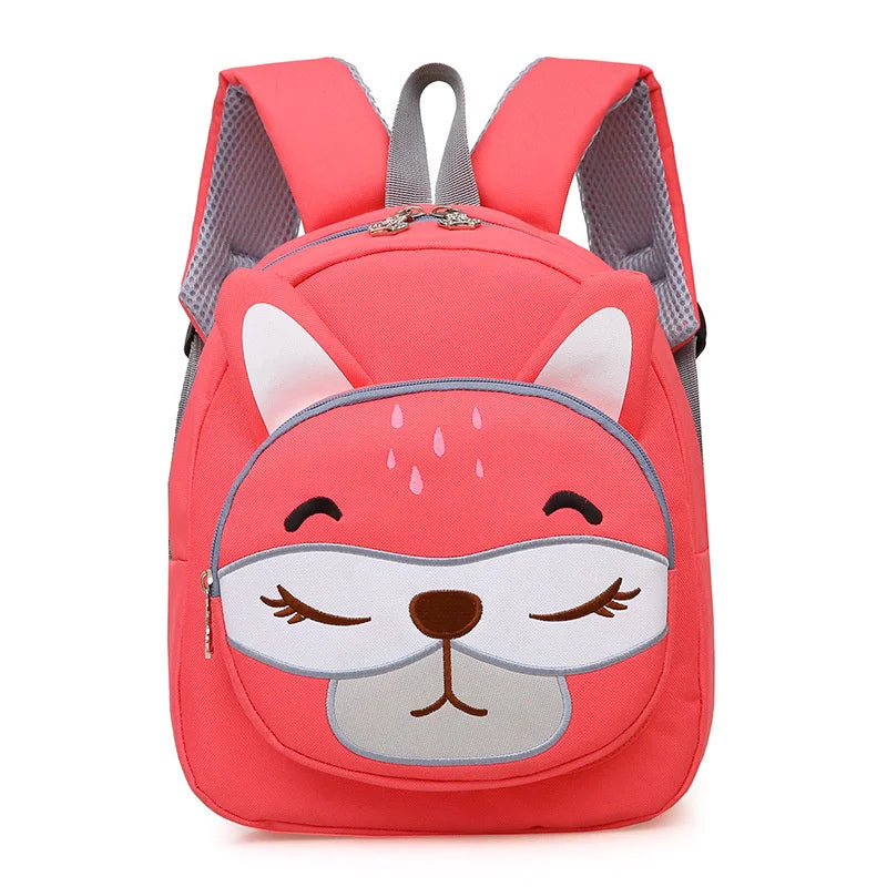Kids Backpack Cartoon Printing Baby Kindergarten Schoolbag Animal Small Bookbag