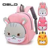 Kids Backpack Cartoon Printing Baby Kindergarten Schoolbag Animal Small Bookbag