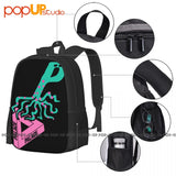 Octopus P Triangle Graphic Palaca Backpack Large Capacity Travel Art Print