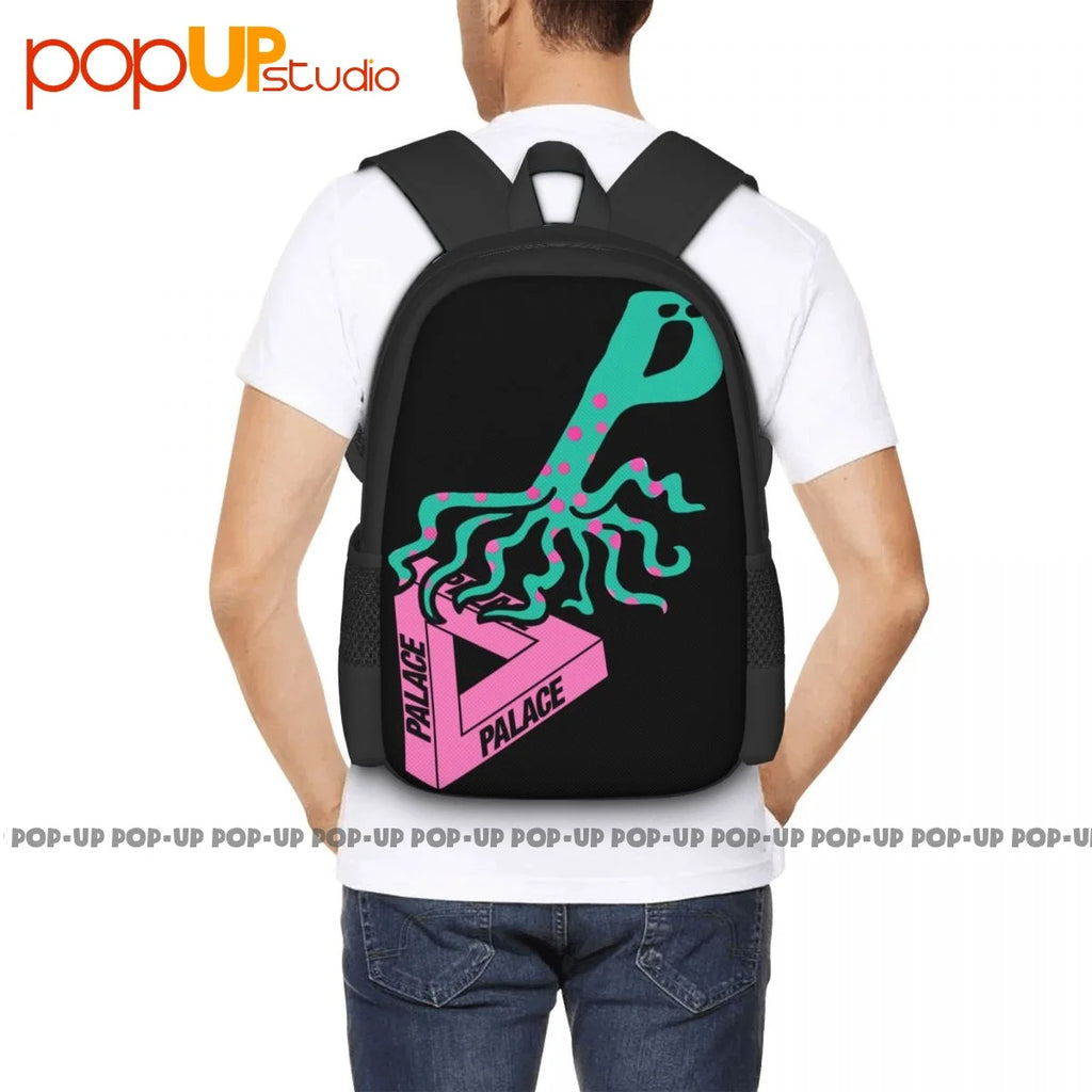 Octopus P Triangle Graphic Palaca Backpack Large Capacity Travel Art Print