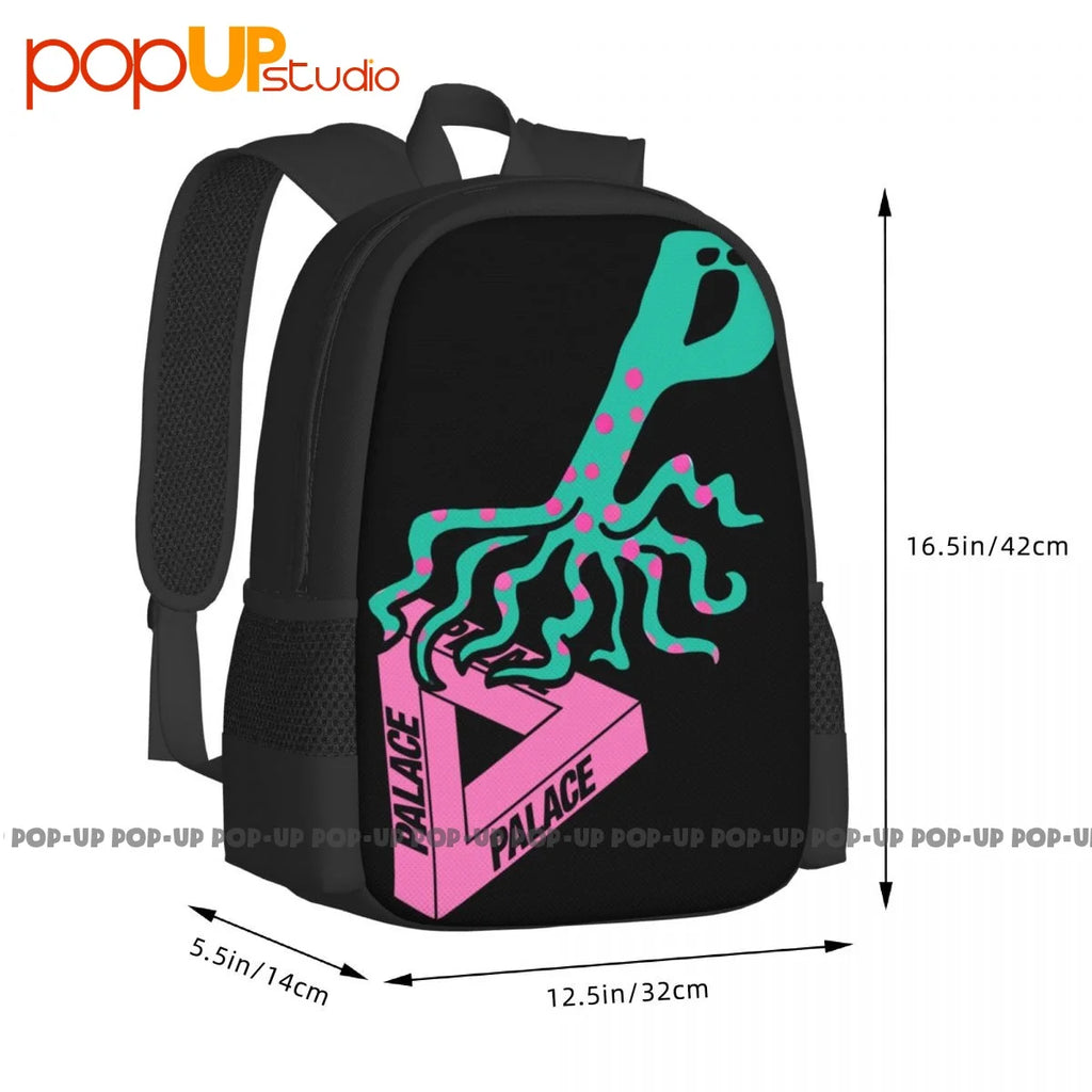 Octopus P Triangle Graphic Palaca Backpack Large Capacity Travel Art Print