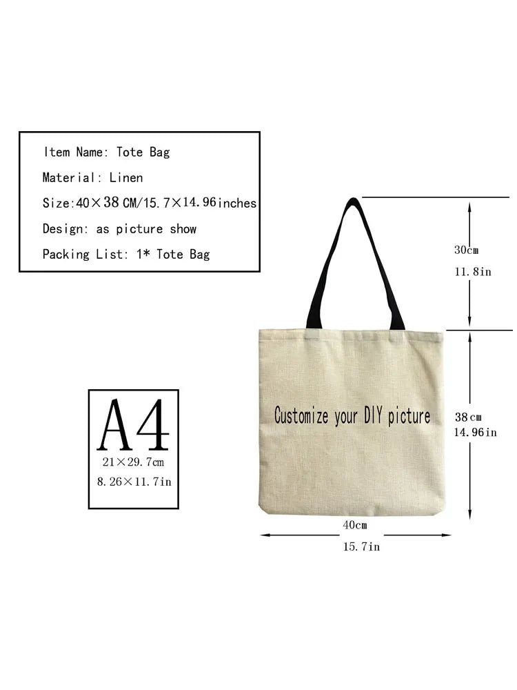 Oil Painting Mountain Forest Casual Tote Bag Handbag