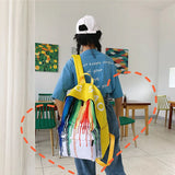 OkoLive Campus Backpack Female High School Leisure Large Capacity