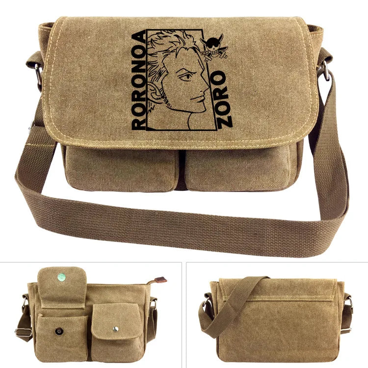 One Piece Anime Luffy Cosplay Shoulder Bag Law Skull Crossbody Messenger