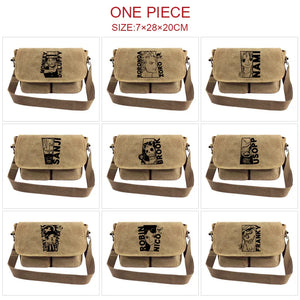 One Piece Anime Luffy Cosplay Shoulder Bag Law Skull Crossbody Messenger