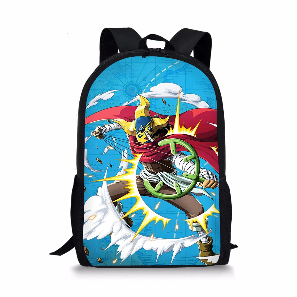 One Piece Element Printing Pattern School Backpack for Kids