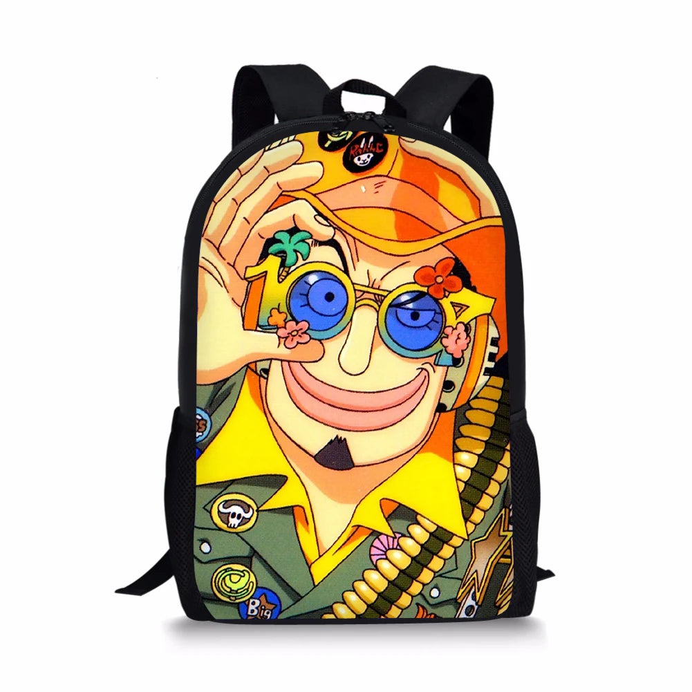 One Piece Element Printing Pattern School Backpack for Kids