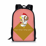 One Piece Pattern Print School Bags Daily Travel Climbing Durable Backpack