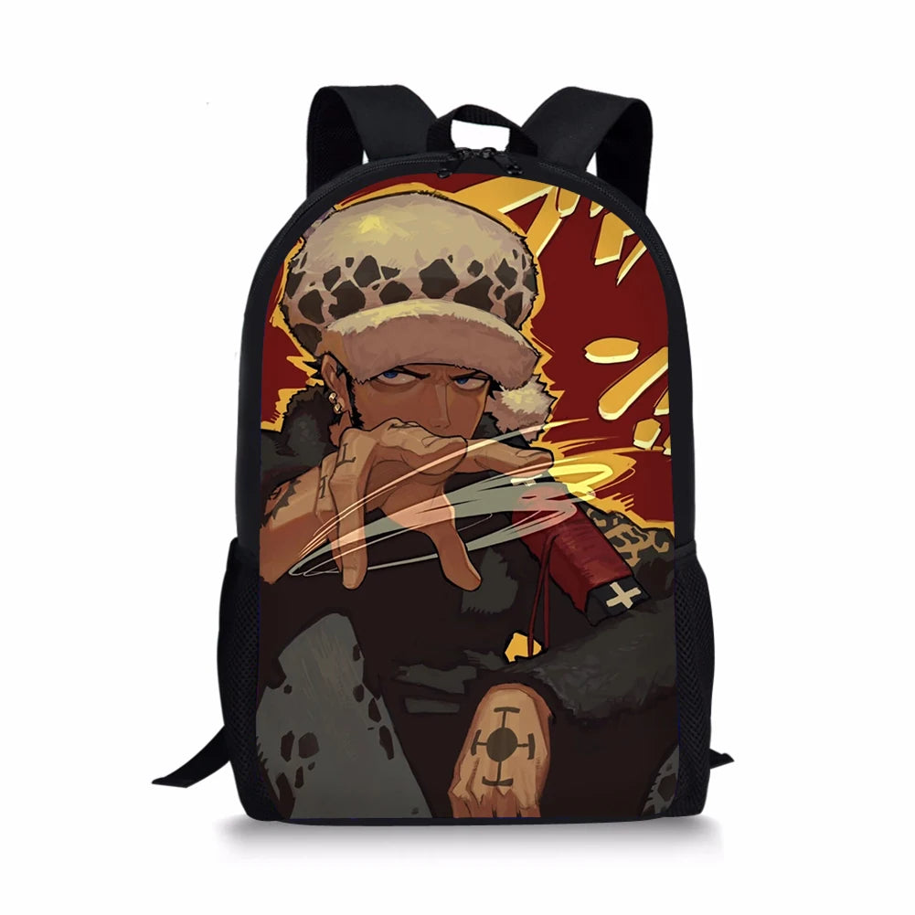 One Piece Printing Backpack for Kid Shoulders Bag School Bag Teenage Girl