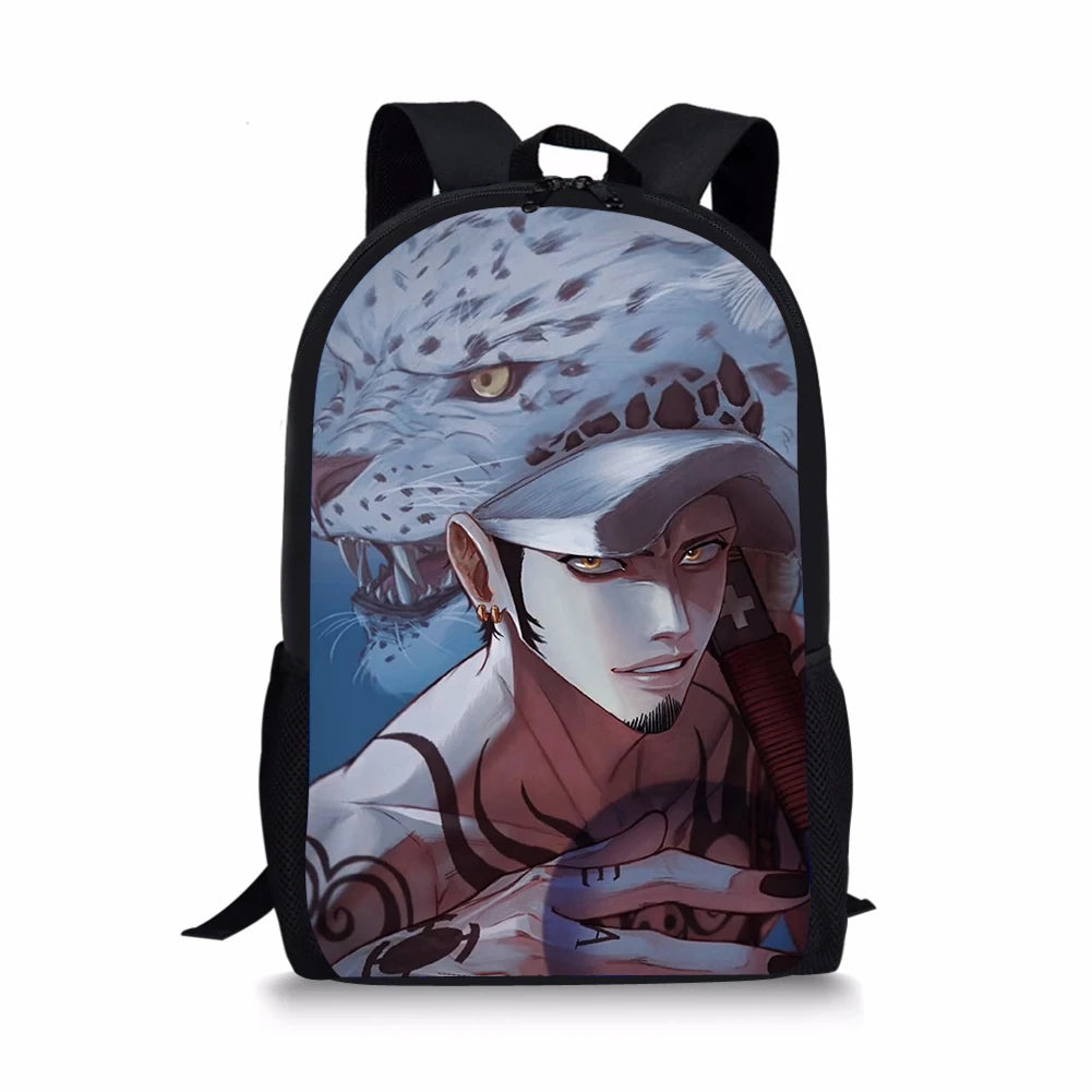 One Piece Printing Backpack for Kid Shoulders Bag School Bag Teenage Girl
