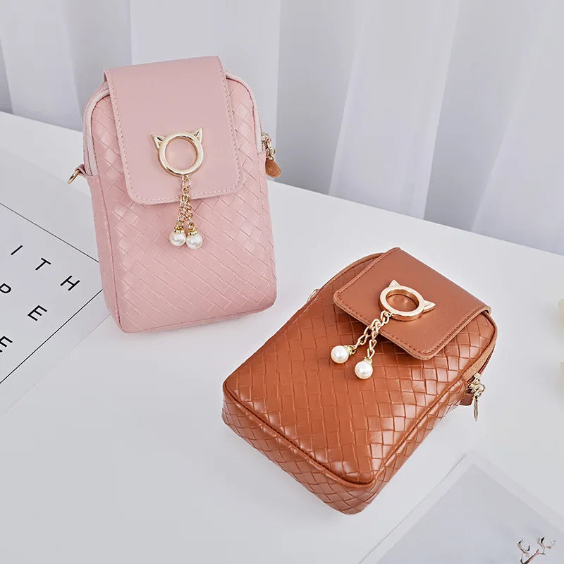 One Shoulder Small Crossbody Bags Women Mobile Phone Pocket Female Version Clutc