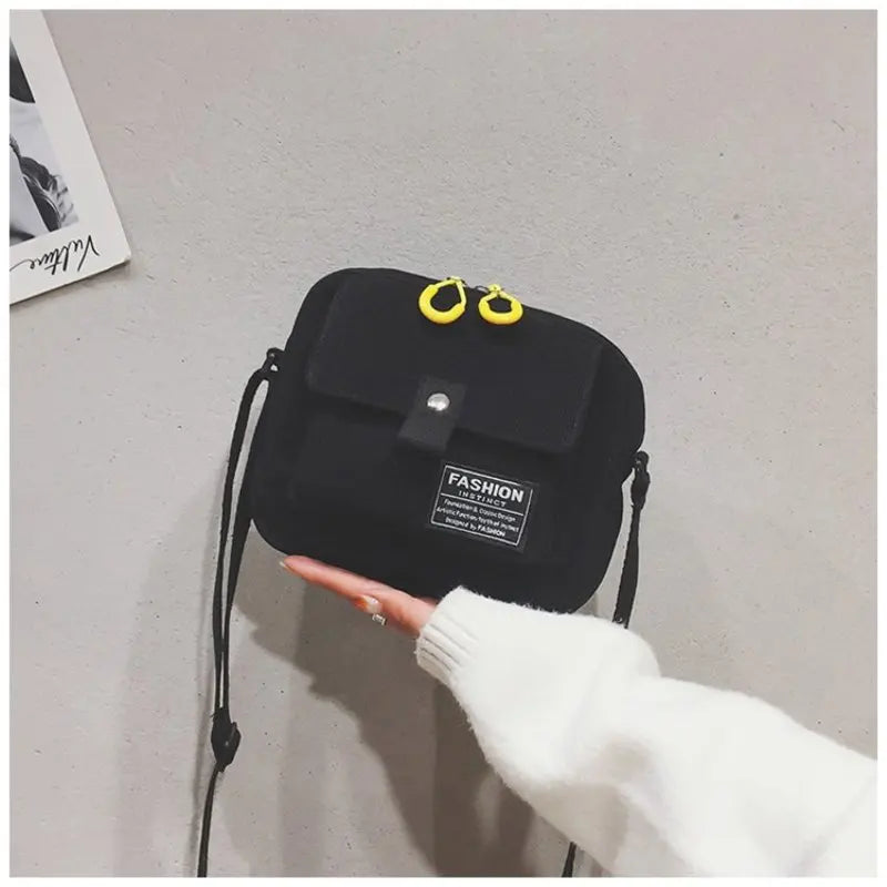 One-shoulder oblique Bag Casual Zipper Solid