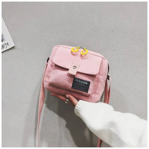 One-shoulder oblique Bag Casual Zipper Solid