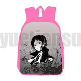 Osamu Backpack Bungou Stray Dogs 3D Pink Dazai Zipper Back Pack 12 Inch
