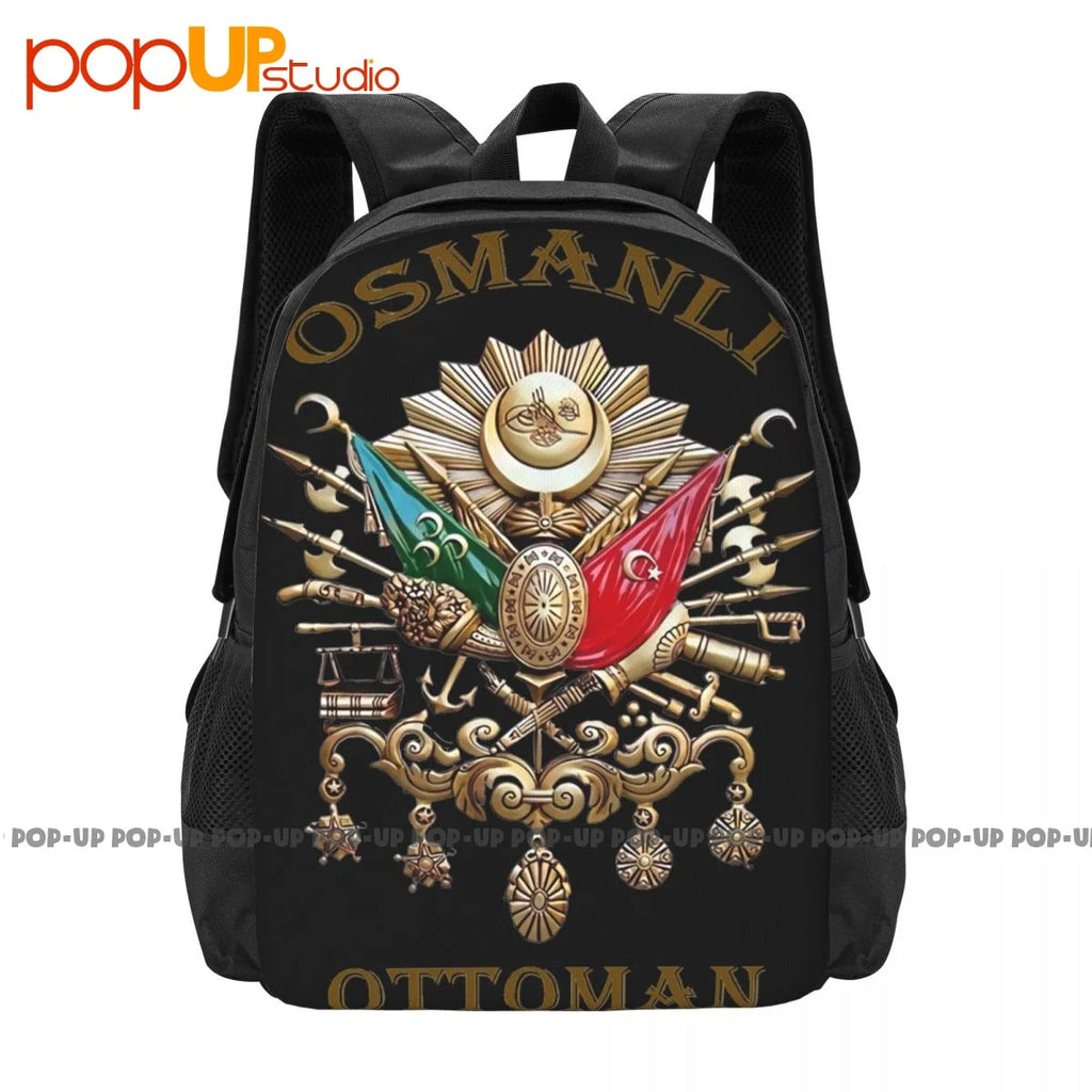 Ottoman State Army Backpack Large Capacity Gym Art Print Sports Style