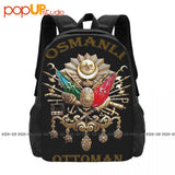 Ottoman State Army Backpack Large Capacity Gym Art Print Sports Style