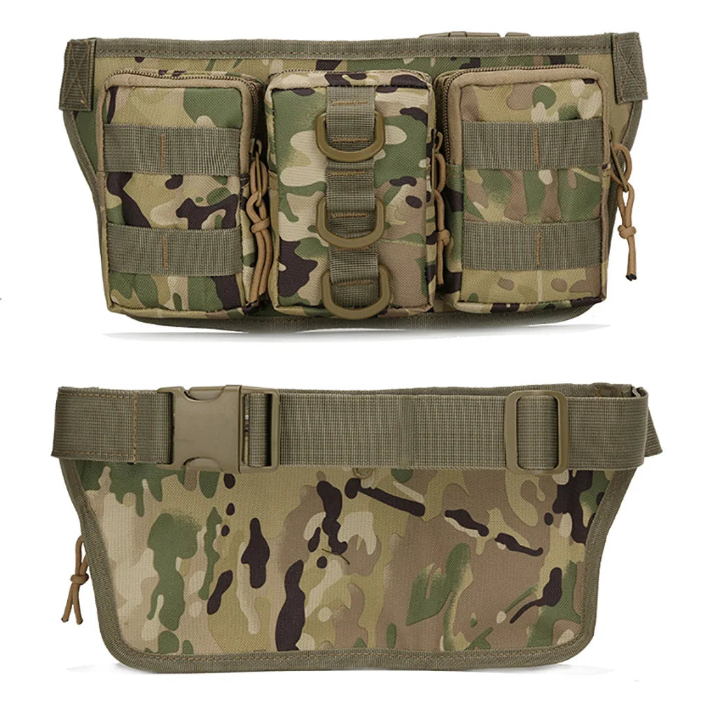 Outdoor Tactical Men Waist Pack Hiking Waist Bag Army Military Sports Bags