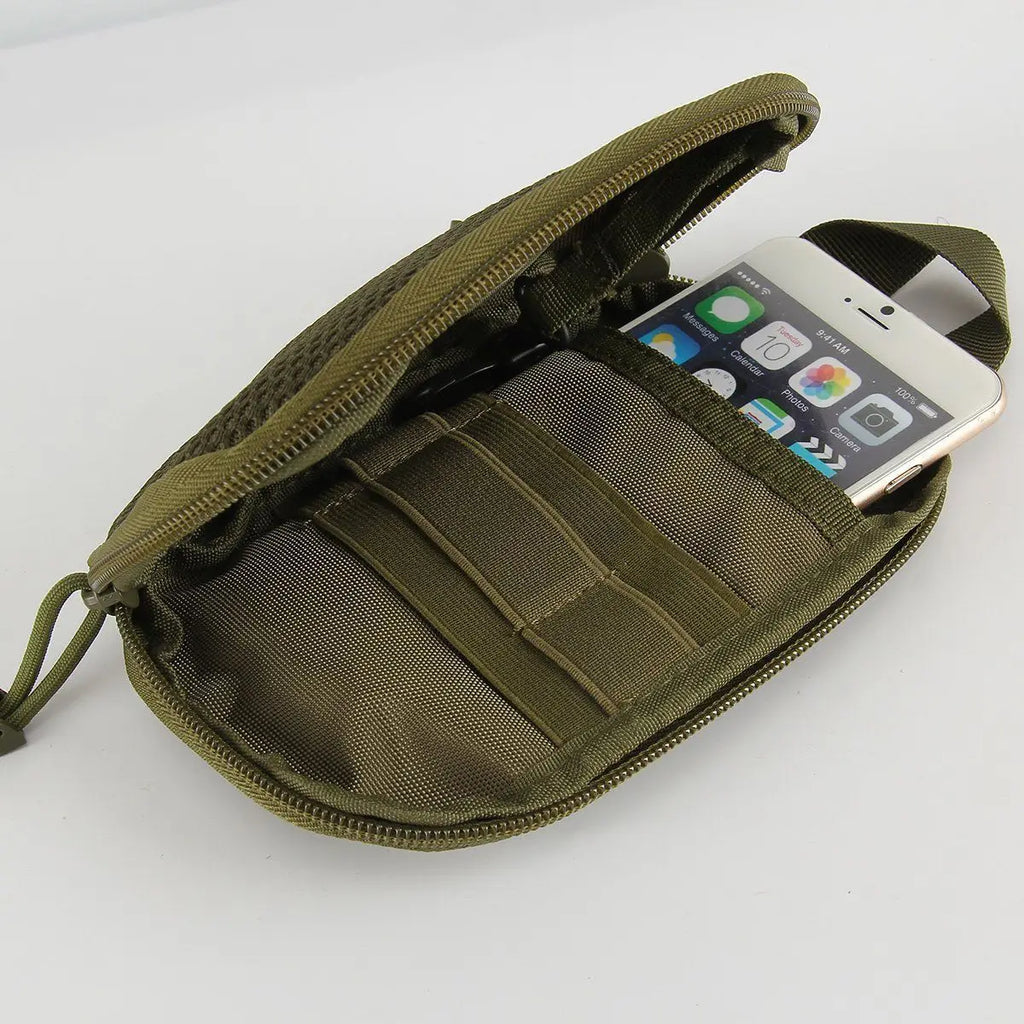 Tactical Molle Pouch Waist Fanny Pack Belt Phone Case Camping Hiking Bag