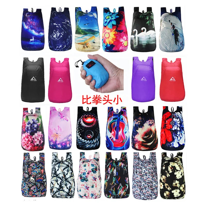 Ultralight Folding Backpack Anti-wave Water Skin Bag