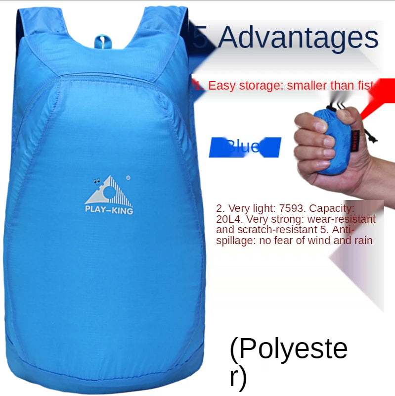 Ultralight Folding Backpack Anti-wave Water Skin Bag