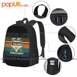 Outer Banks Pogue Life Surf Van Obx Beach Backpack Large Capacity Hot Bags