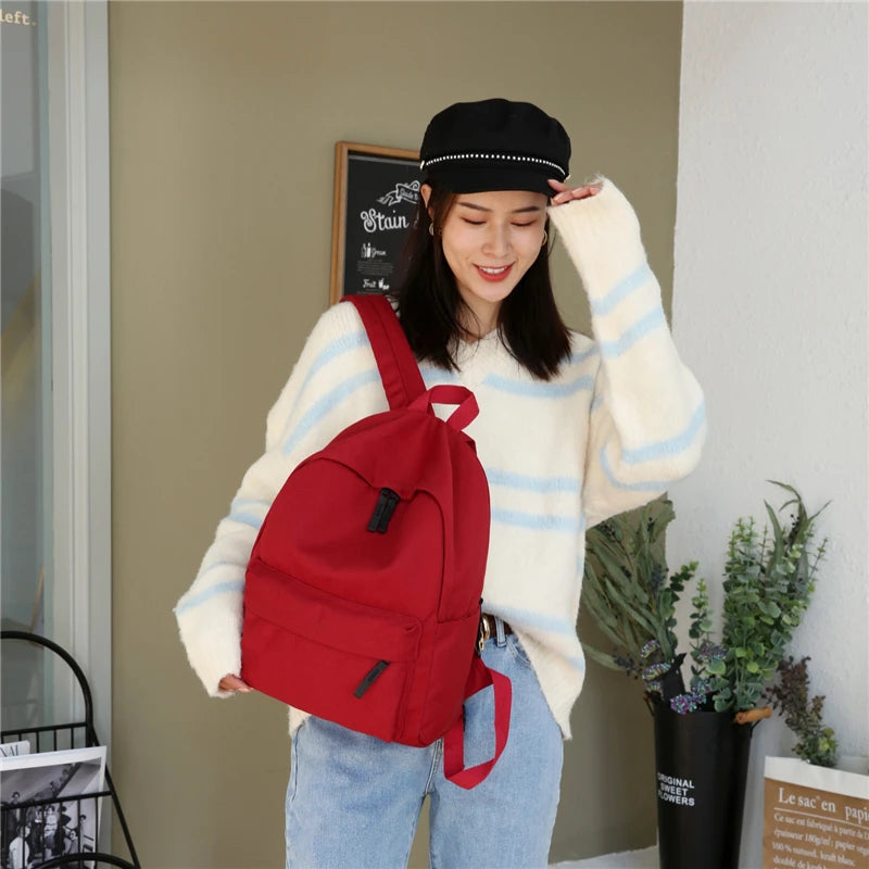 Oxford Backpack 15.6in Laptop, College Students School Bags,17in Large Capacity