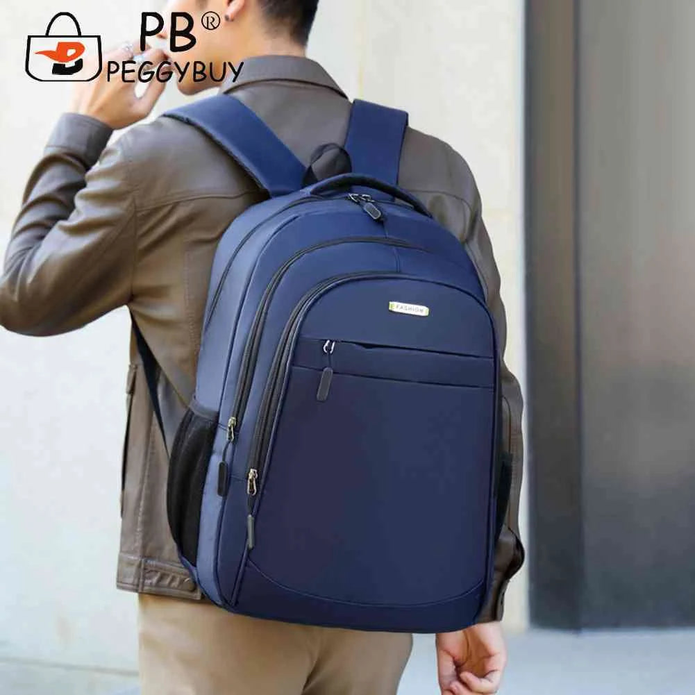 Oxford Business Backpack Waterproof Large Capacity Wear-resistant Storage