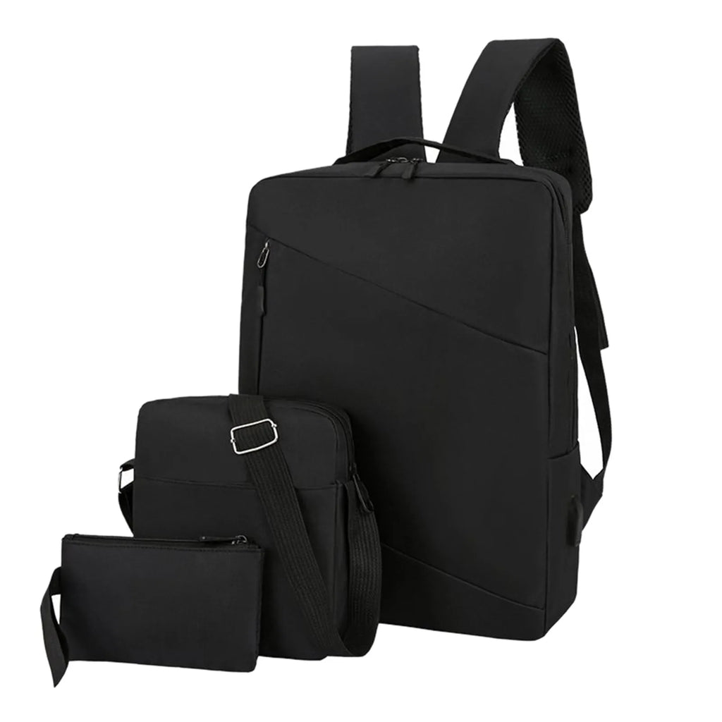 Waterproof Oxford Cloth Laptop Backpack with USB Charging