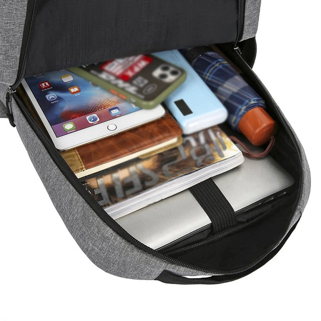 Waterproof Oxford Cloth Laptop Backpack with USB Charging