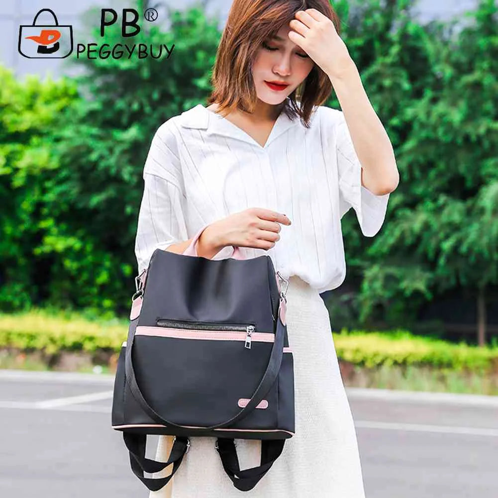 Large Capacity Anti-theft Backpack Crossbody Bag