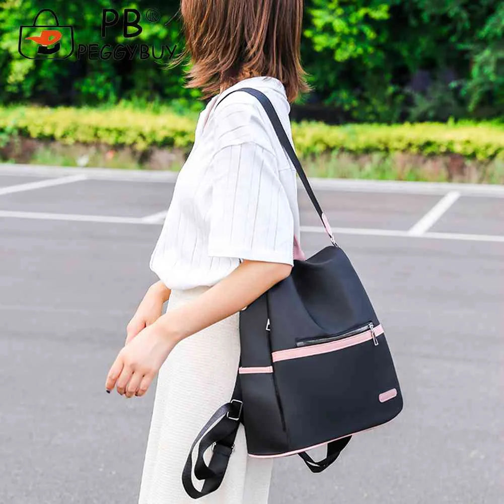 Large Capacity Anti-theft Backpack Crossbody Bag