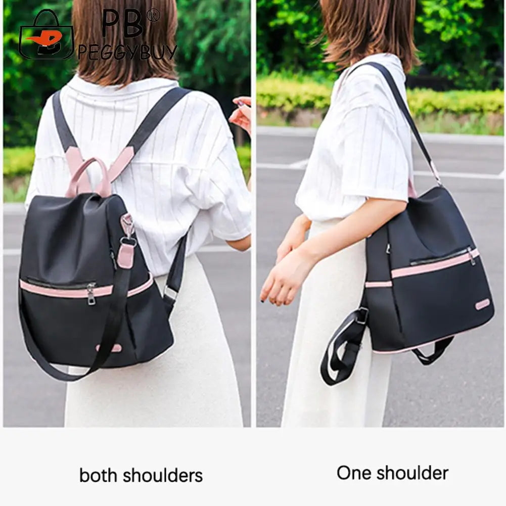 Large Capacity Anti-theft Backpack Crossbody Bag