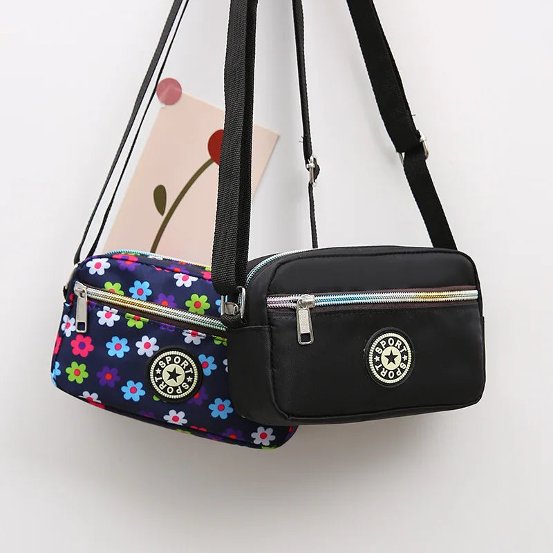 Casual Nylon Crossbody Bag for Women Middle-aged Mother