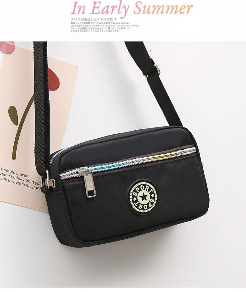 Casual Nylon Crossbody Bag for Women Middle-aged Mother