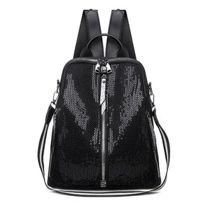 Oxford Lady Backpacks Women Bag Sequins Girl School Bags Laptop Backpack