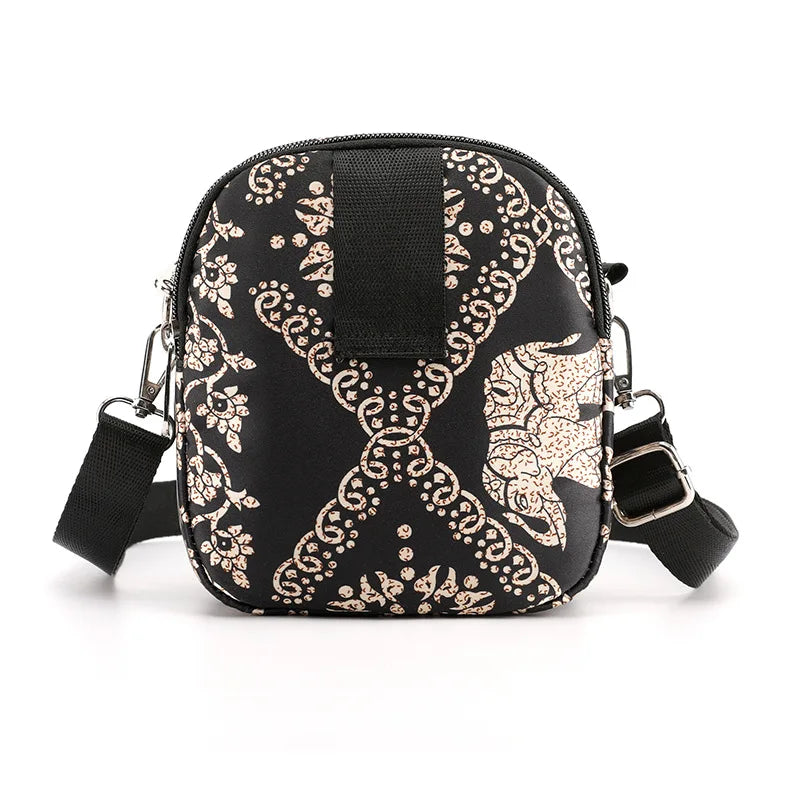 Cartoon Printing Single Shoulder Bag Oxford Wallet for Women