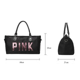 Casual Women Handbag Large Capacity Waterproof Sequins Messenger Bag