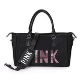 Casual Women Handbag Large Capacity Waterproof Sequins Messenger Bag
