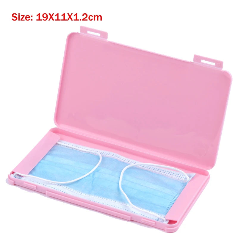 PP Mask Storage Box Portable Dust-Proof Case Moisture-Proof
