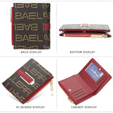 PU Leather Bifold Wallet for Working Office Business Large Capacity Lightweight