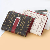 PU Leather Bifold Wallet for Working Office Business Large Capacity Lightweight